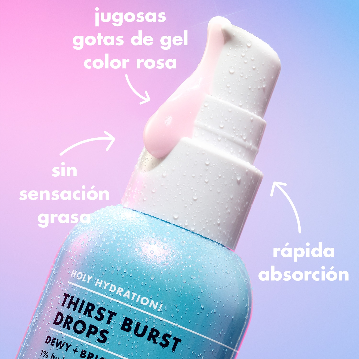 E.L.F. SKIN HOLY HYDRATION! THIRST BURST DROPS (SUERO PARA ROSTRO)